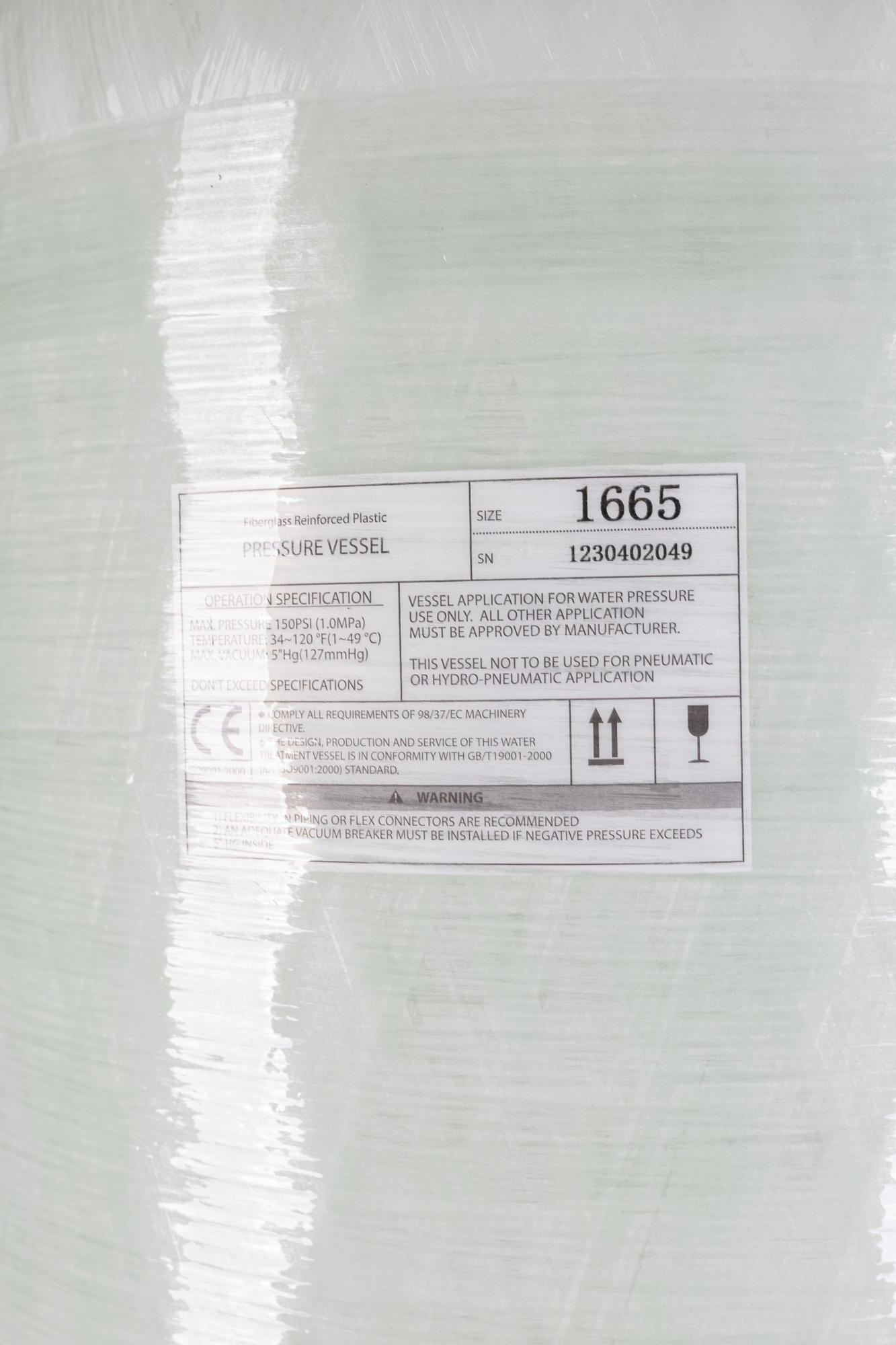 Корпус фильтра 16х65 4-0 Canature HY