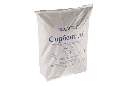 Сорбент АС (фр.0.7 - 1.4), 25л