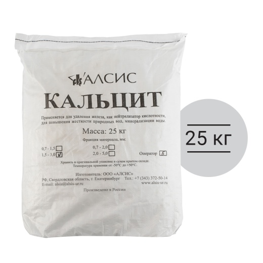 Кальцит (фр.1,5-3,0 мм), 25кг